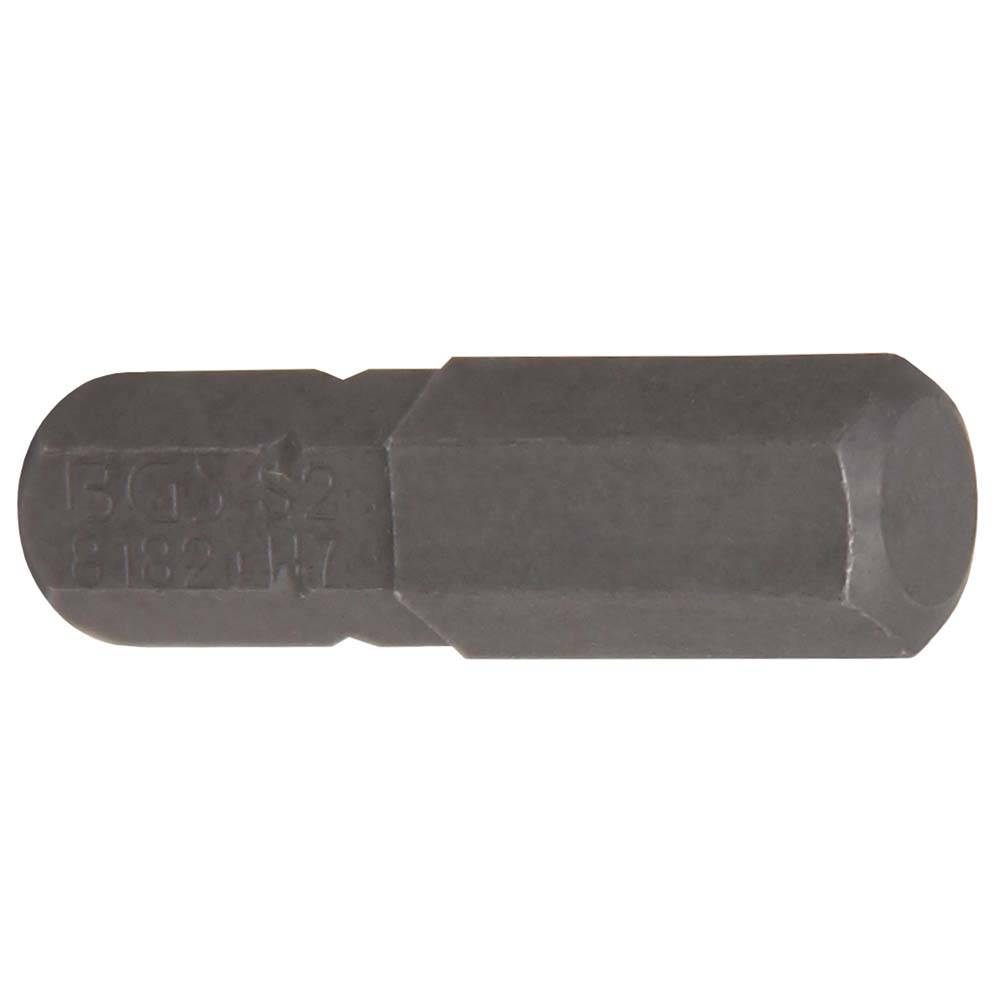 Bit Innen-6-kant - 1/4" - 25 mm - Chrom-Vanadium-Stahl - Bit Innen-6-kant 7 mm
