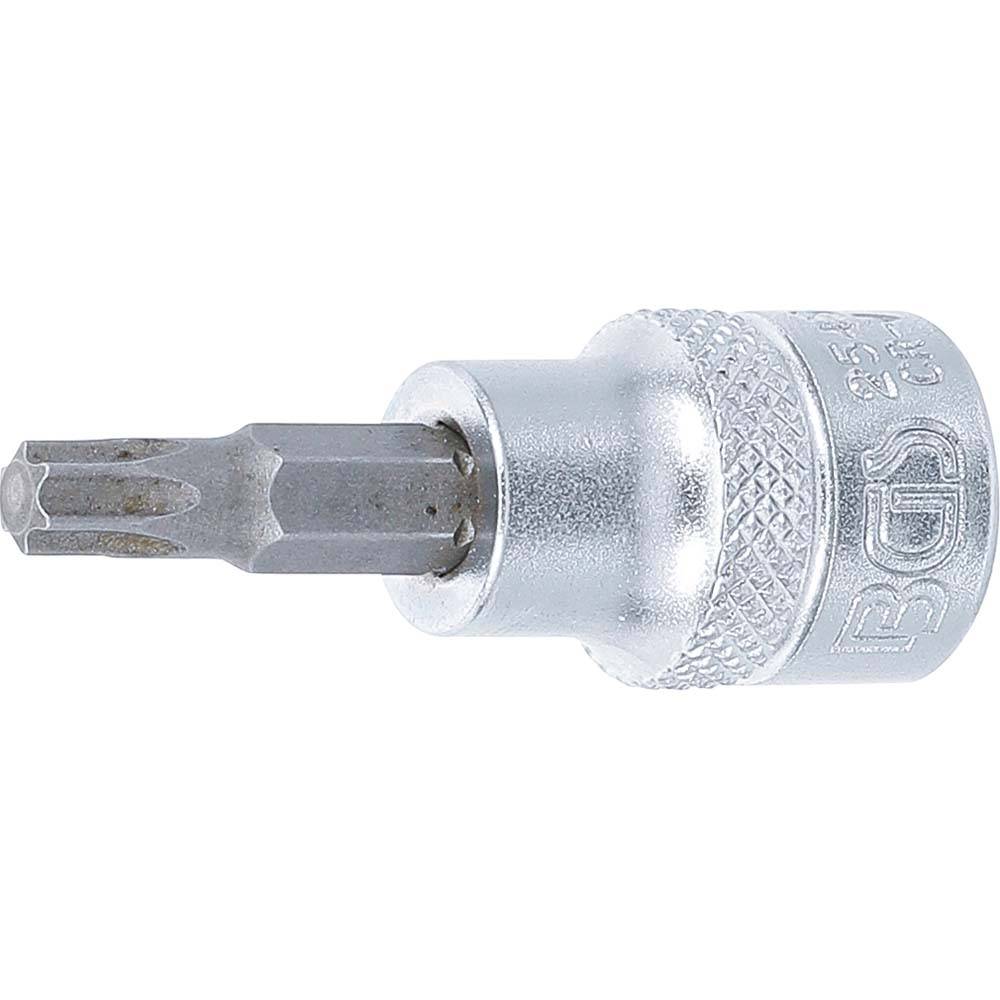 Bit-Einsätze - 3/8" T-Profil (ohne Bohrung) - Antrieb 3/8" - Werkstoff Chrom-Vanadium-Stahl - T-Profil T 30