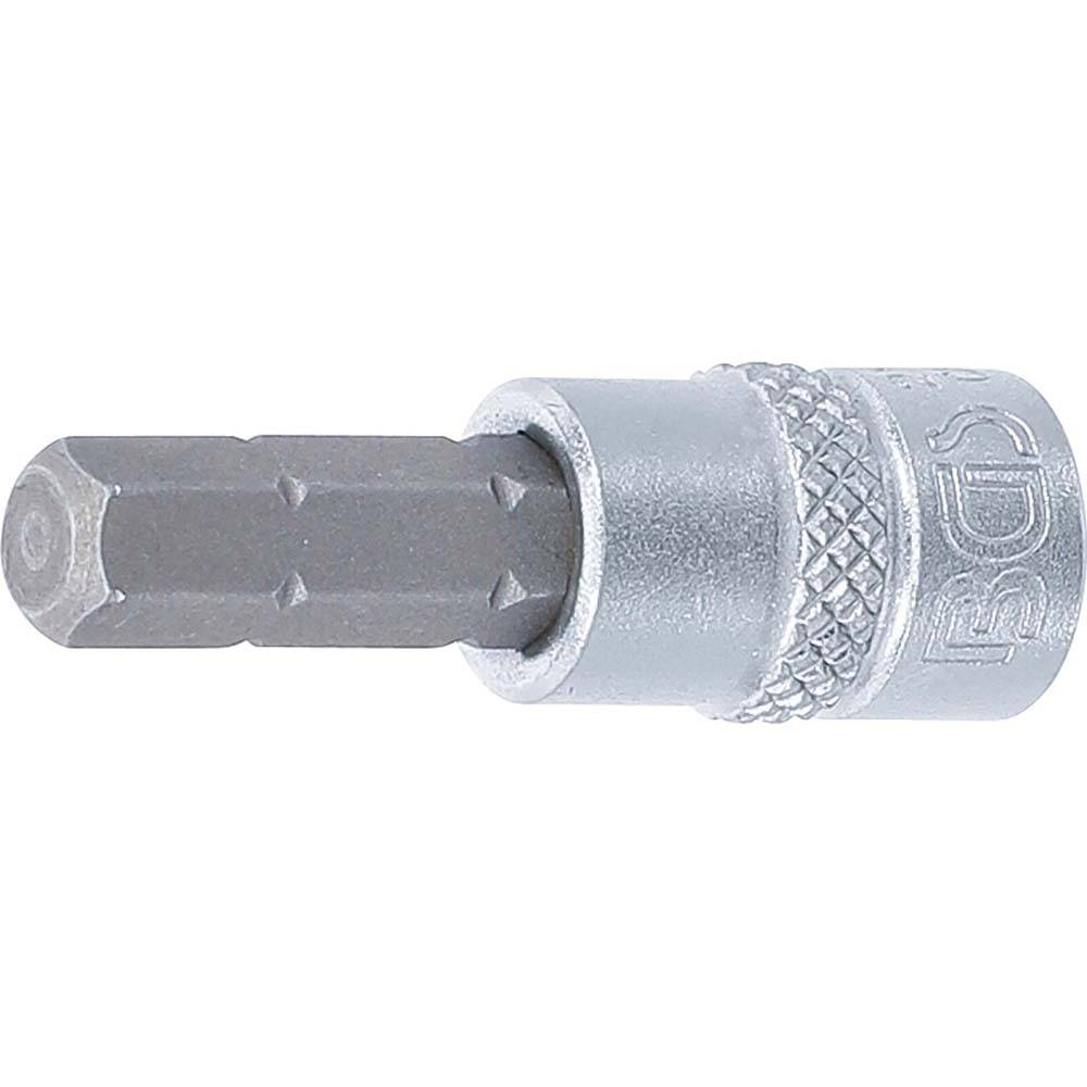 Bit-Einsatz 1/4"-3-8mm Innen-6-Kant - Innen-6-Kant 6 mm