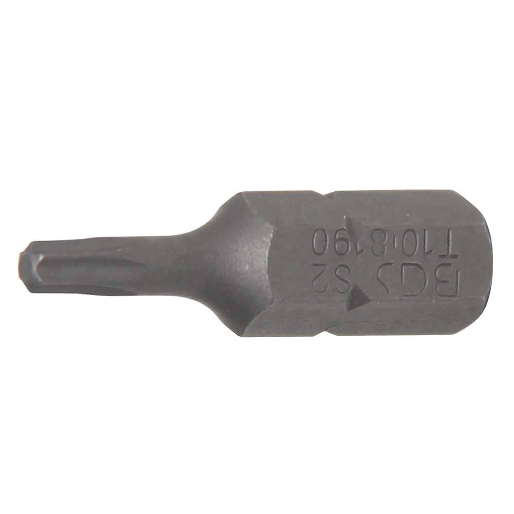 Bit T-Profil - Antrieb 1/4" - Länge 25 mm - Chrom-Vanadium-Stahl - T-Profil T 10