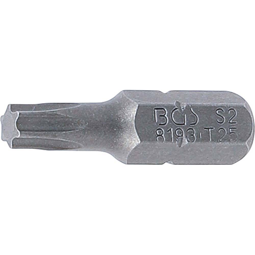 Bit T-Profil - Antrieb 1/4" - Länge 25 mm - Chrom-Vanadium-Stahl - T-Profil T 25