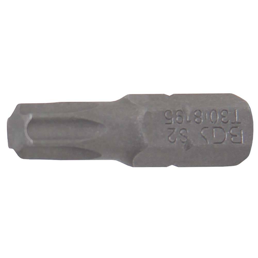 Bit T-Profil - Antrieb 1/4" - Länge 25 mm - Chrom-Vanadium-Stahl - T-Profil T 30