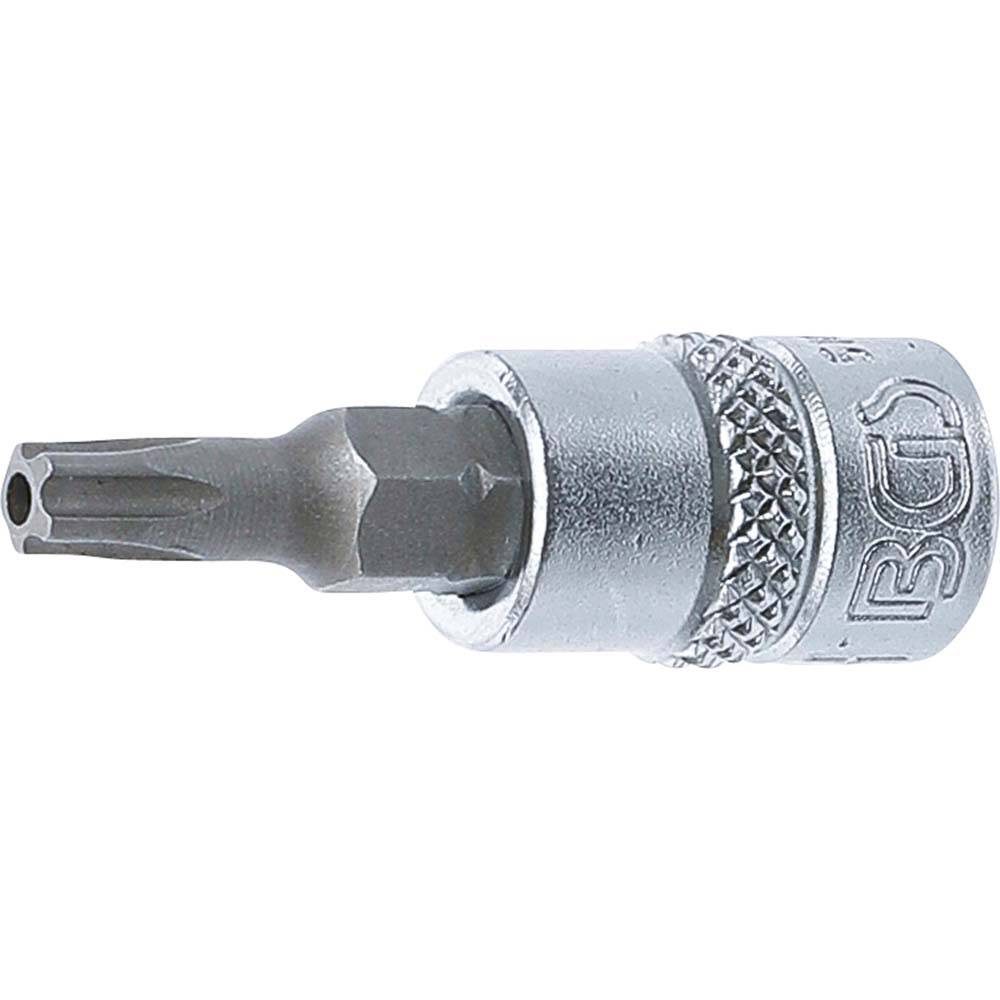 Bit-Einsatz "BGS" TS-Profil mit Bohrung 1/4" Antrieb - Größe TS25 x 38 mm