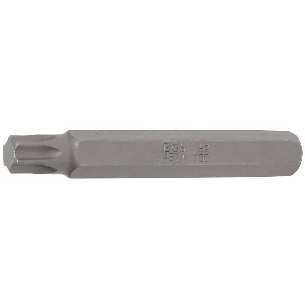 Bit T-Profil - ohne Bohrung - 75 mm lang - Antrieb 3/8" (10 mm) - T 50
