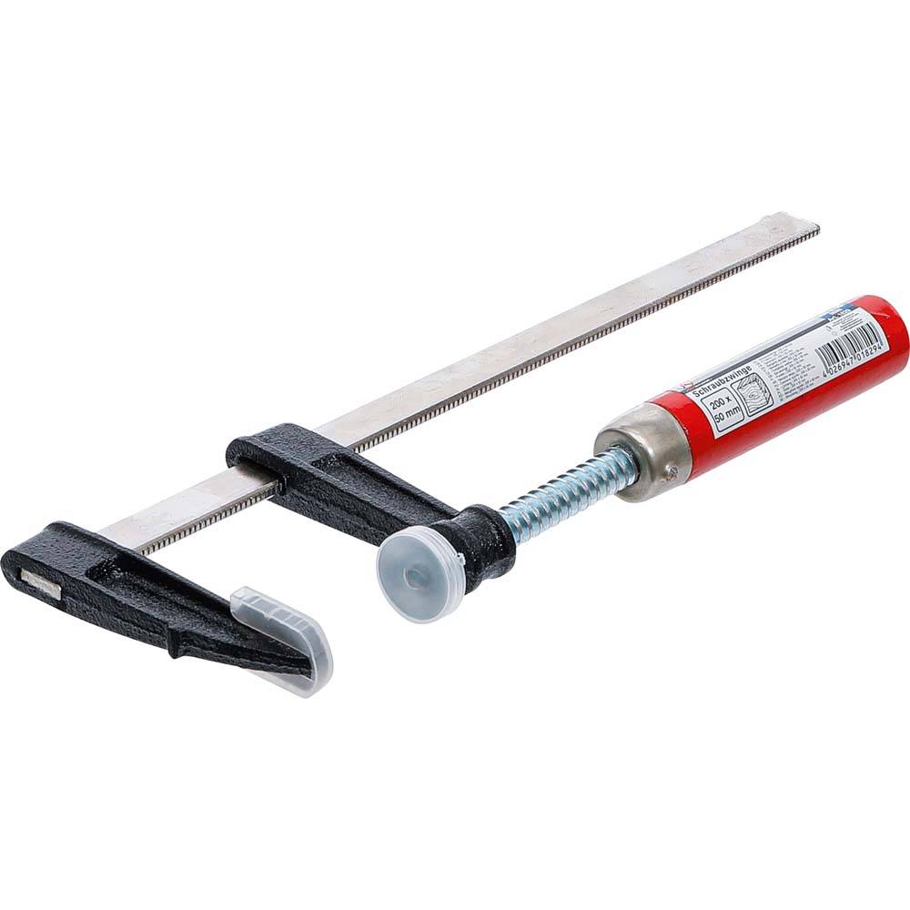 Schraubzwinge "BGS" - einfache Ausführung - Maße 200x50 mm