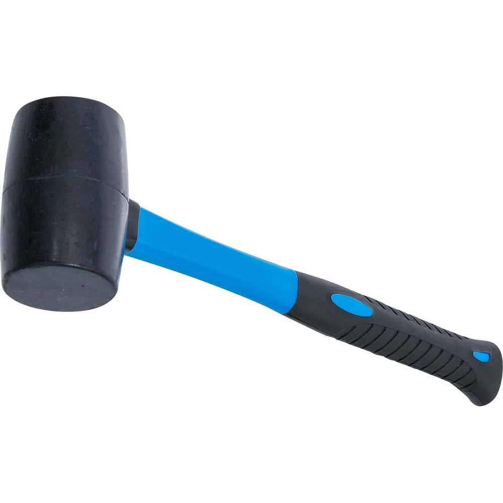 Gummi-Ausbeulhammer mit Fiberglasstiel - Gewicht 250 g - Kopf-Ø 50 mm