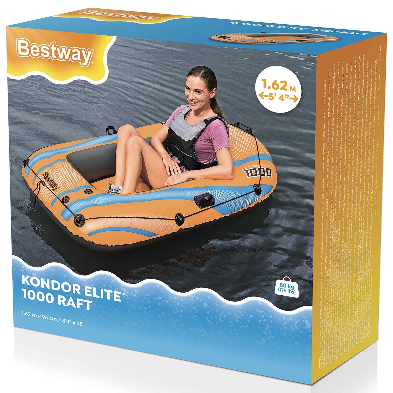 Bestway Schlauchboot Orange 162 x 96 cm PVC