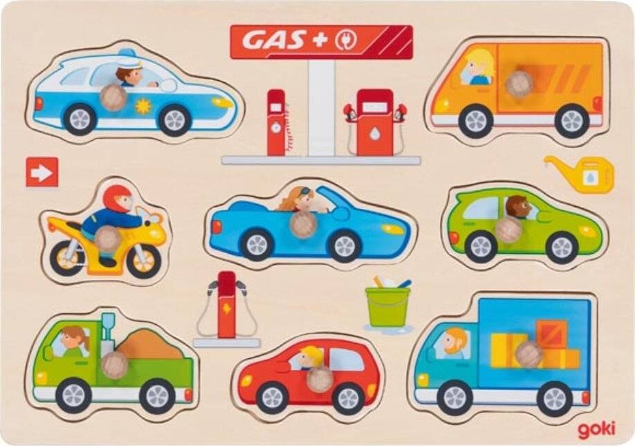 Gollnest &amp; Kiesel Steckpuzzle Tankstelle