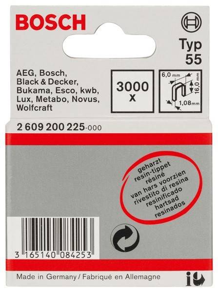 Bosch Power Tools Schmalrückenklammer Typ 2609200225