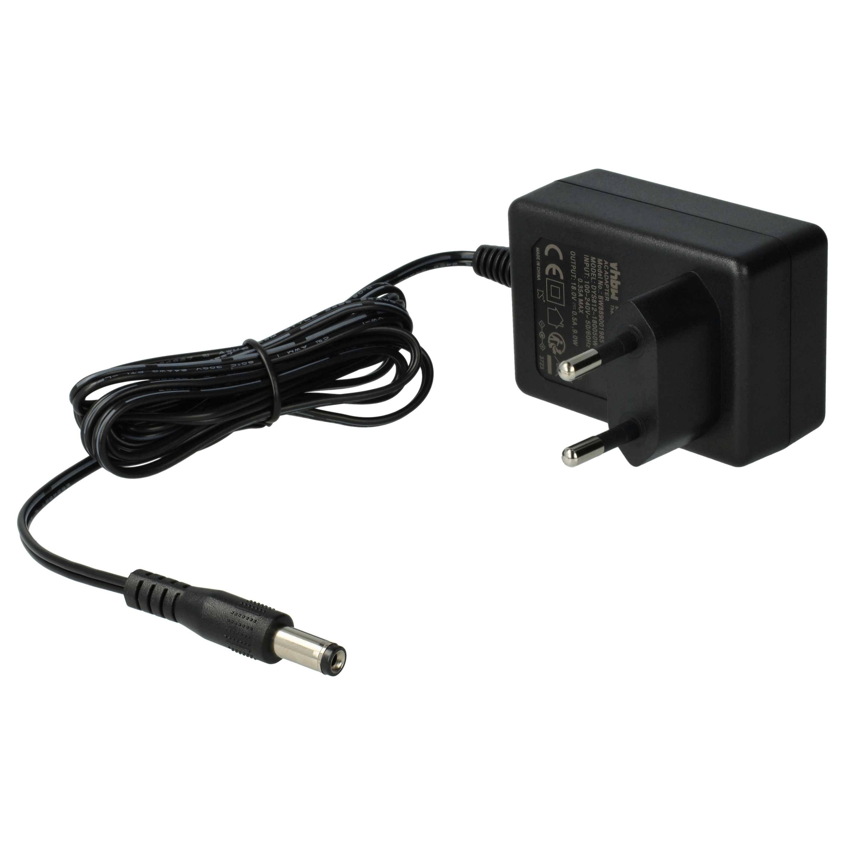 vhbw Ladegerät Ersatz für Grundig 9178062917, 9178017759 für Handstaubsauger, Akkustaubsauger - 1,5m