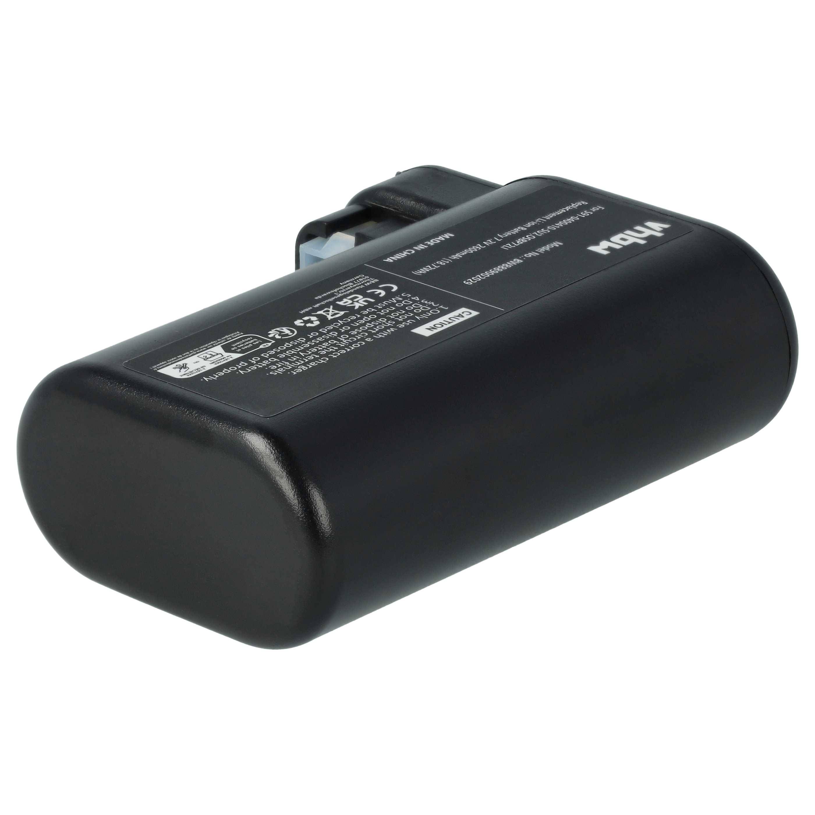 vhbw Akku kompatibel mit AEG 900277268, 900258195, 900277283, 900277479, 900277478, 900277483 Saugroboter (2600 mAh, 7,2 V, Li-Ion)