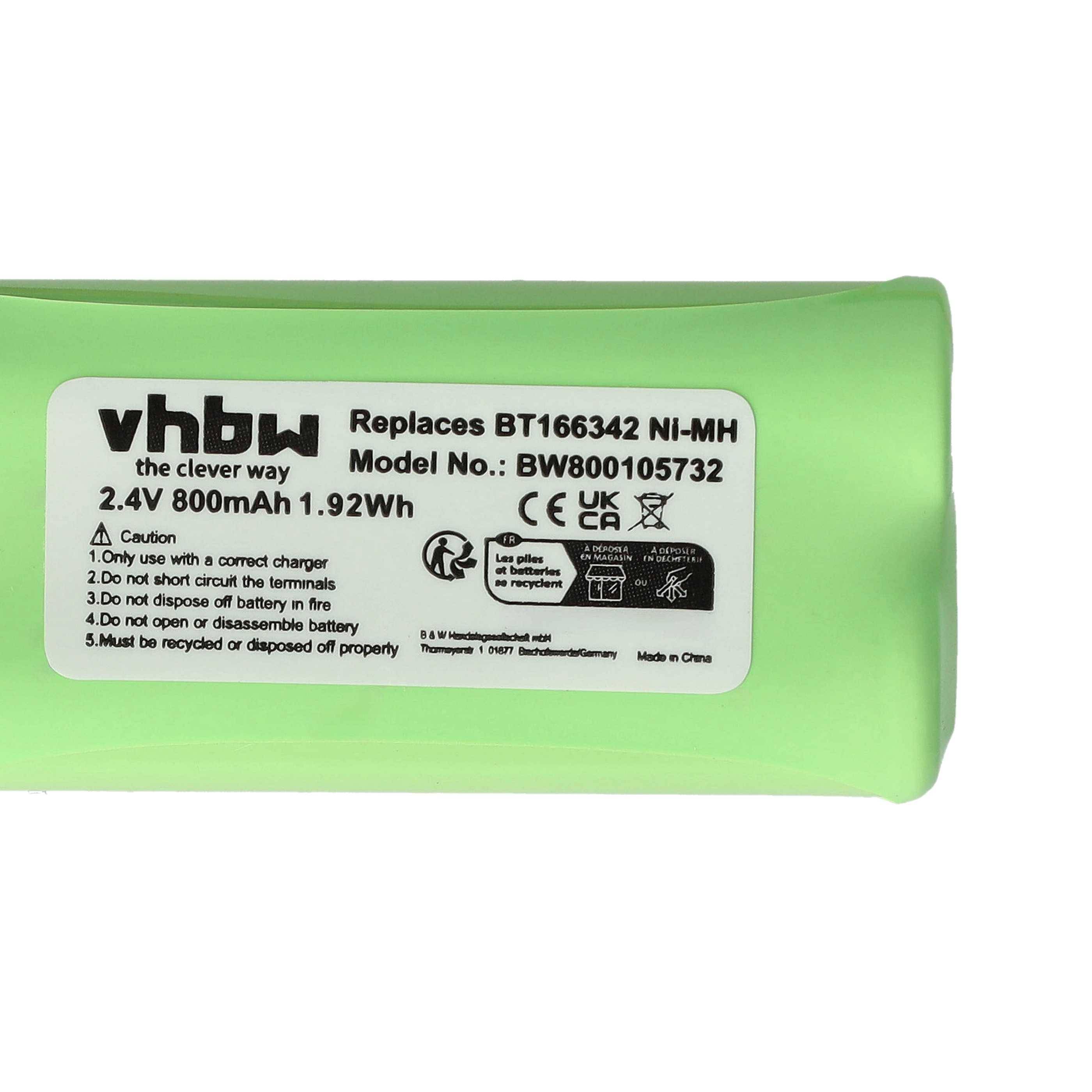 vhbw Akku kompatibel mit Telekom Sinus A602 Touch schnurlos Festnetz Telefon (800mAh, 2,4V, NiMH)