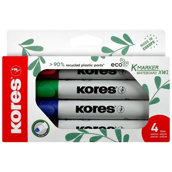 Whiteboardmarker ECO XW1 M20724 sortiert 4 Stück