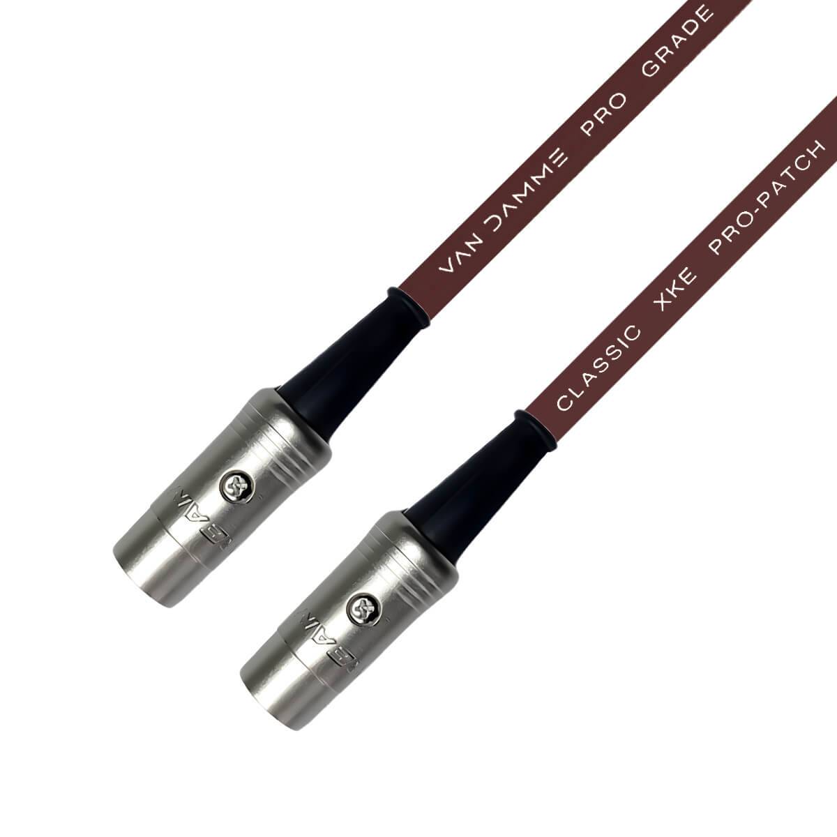 Van Damme XKE Pro-Patch 5 Pol MIDI Kabel 3m Braun
