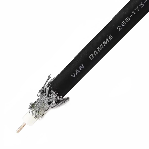 Van Damme HD Vision Flexible Coax RG6/U Videokabel Meterware Van Damme HD Vision Flexible Coax RG6/U Videokabel Meterware