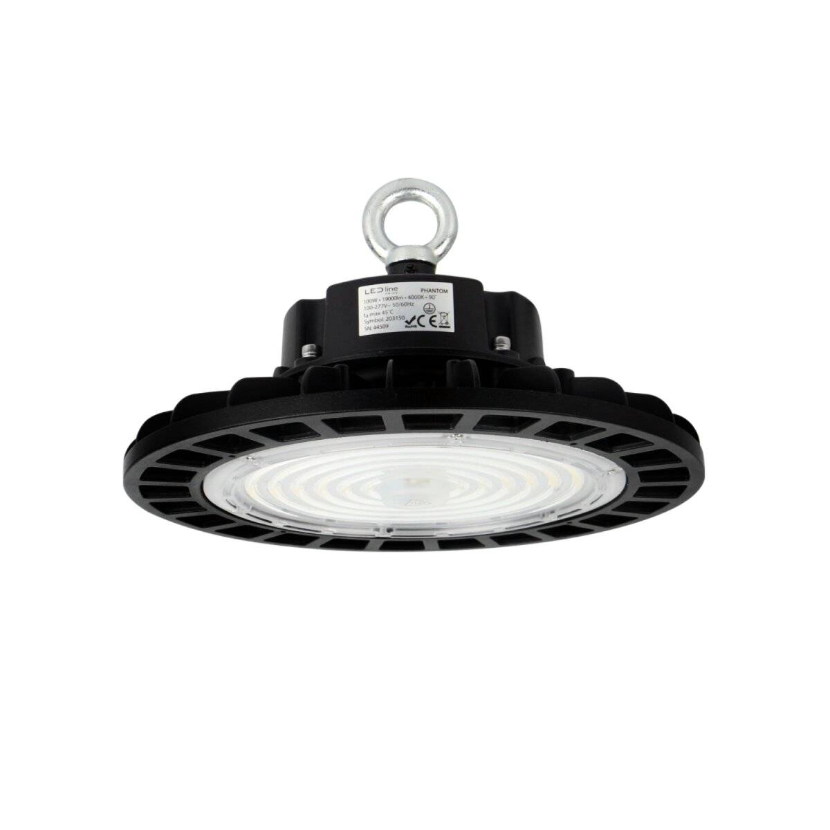 LED line PRIME PHANTOM Hallenstrahler 100W 19000lm 4000K 120° SMD2835 IP65