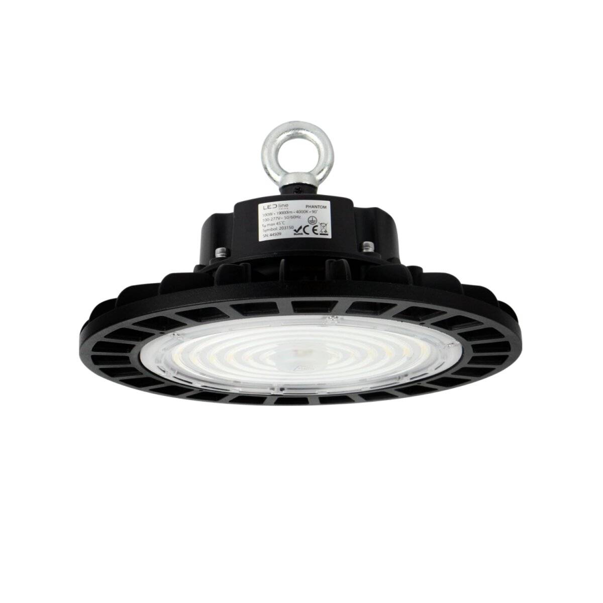 LED line PRIME PHANTOM-Leuchte 100W | IP65 Schutzart | 4000K Neutralweißem Licht | 19000lm, Dimmbar 90°