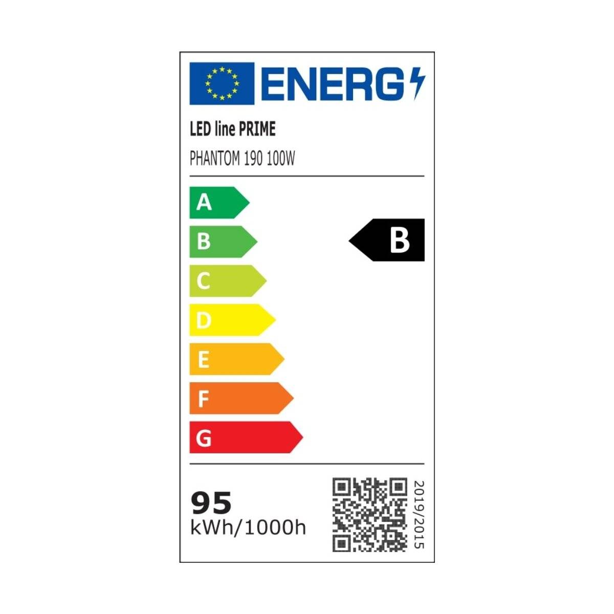 LED line PRIME PHANTOM-Leuchte 100W | IP65 Schutzart | 4000K Neutralweißem Licht | 19000lm, Dimmbar 90°