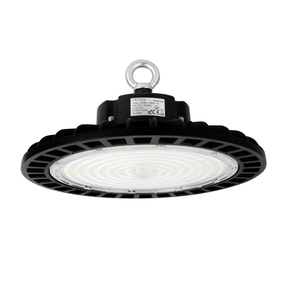 LED line PRIME PHANTOM-Leuchte 150W | IP65 Schutzart | 4000K Neutralweißem Licht | 28500lm, Dimmbar 120°