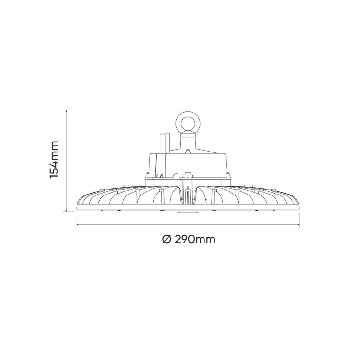 LED line PRIME PHANTOM Hallenstrahler 150W 28500lm 4000K 120° SMD2835 IP65