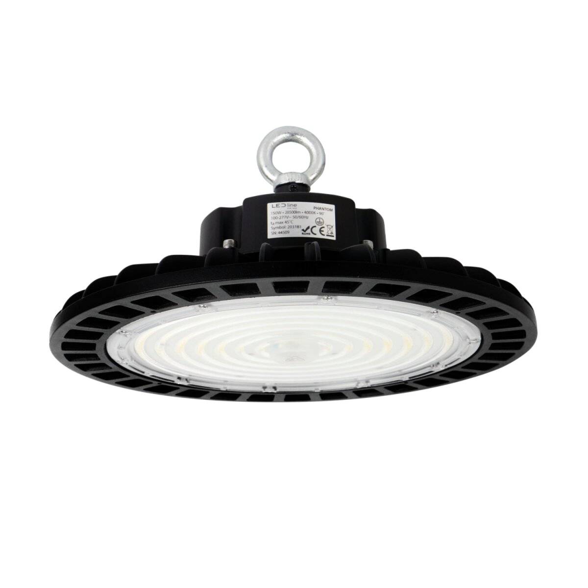 LED line PRIME PHANTOM-Leuchte 150W | IP65 Schutzart | 4000K Neutralweißem Licht | 28500lm, Dimmbar 90°