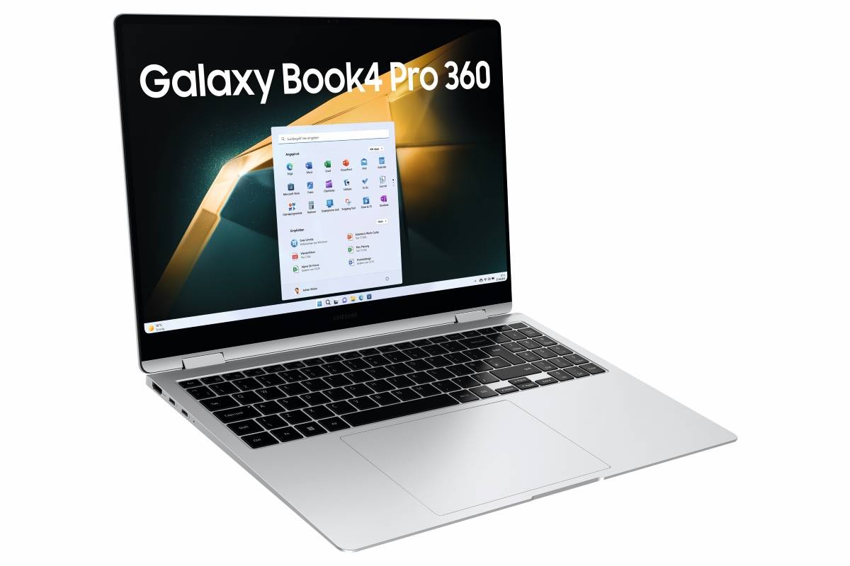 Samsung Galaxy Book4 Pro 360 - Flip-Design DE Layout - QWERTZ