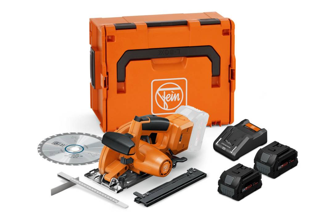 Fein Kompakte Akku-Handkreissäge für Metall||F-IRON Cut 57 AS Set 2 x 8 Ah