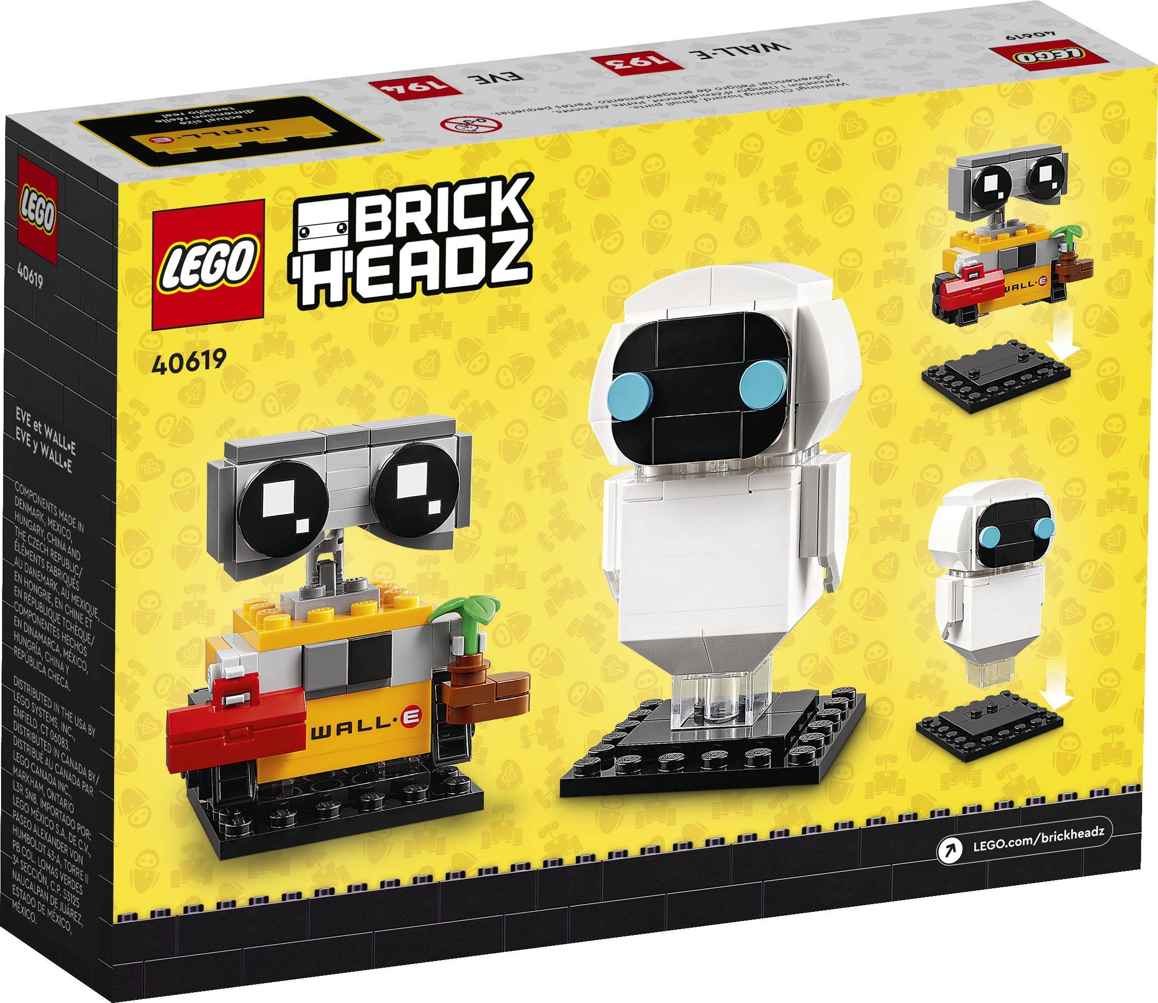 LEGO® BrickHeadz 40619 EVE und WALL•E