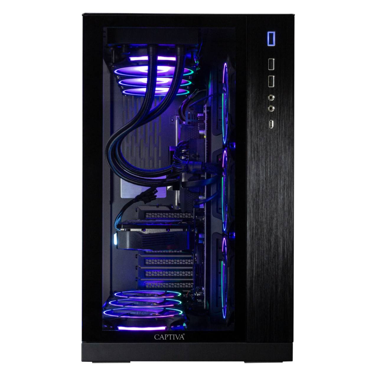 Captiva PC Highend Gaming R81-926 (Ryzen 7 5700X/RTX4070 Super 12GB GDDR6X/SSD 1TB/32GB/WLAN/Windows 11 Home 64-bit)