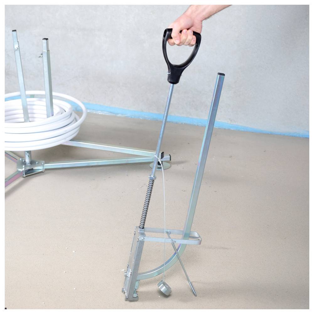 Sanpro Tacker / Setzgerät für Rohrhaltern (Tackernadeln) der Fußbodenheizung