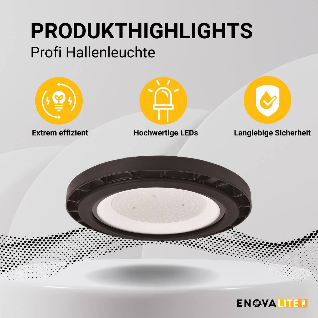 ENOVALITE LED-Highbay-Leuchte, EEK: C, 200 W, 34000 lm, 5000 K