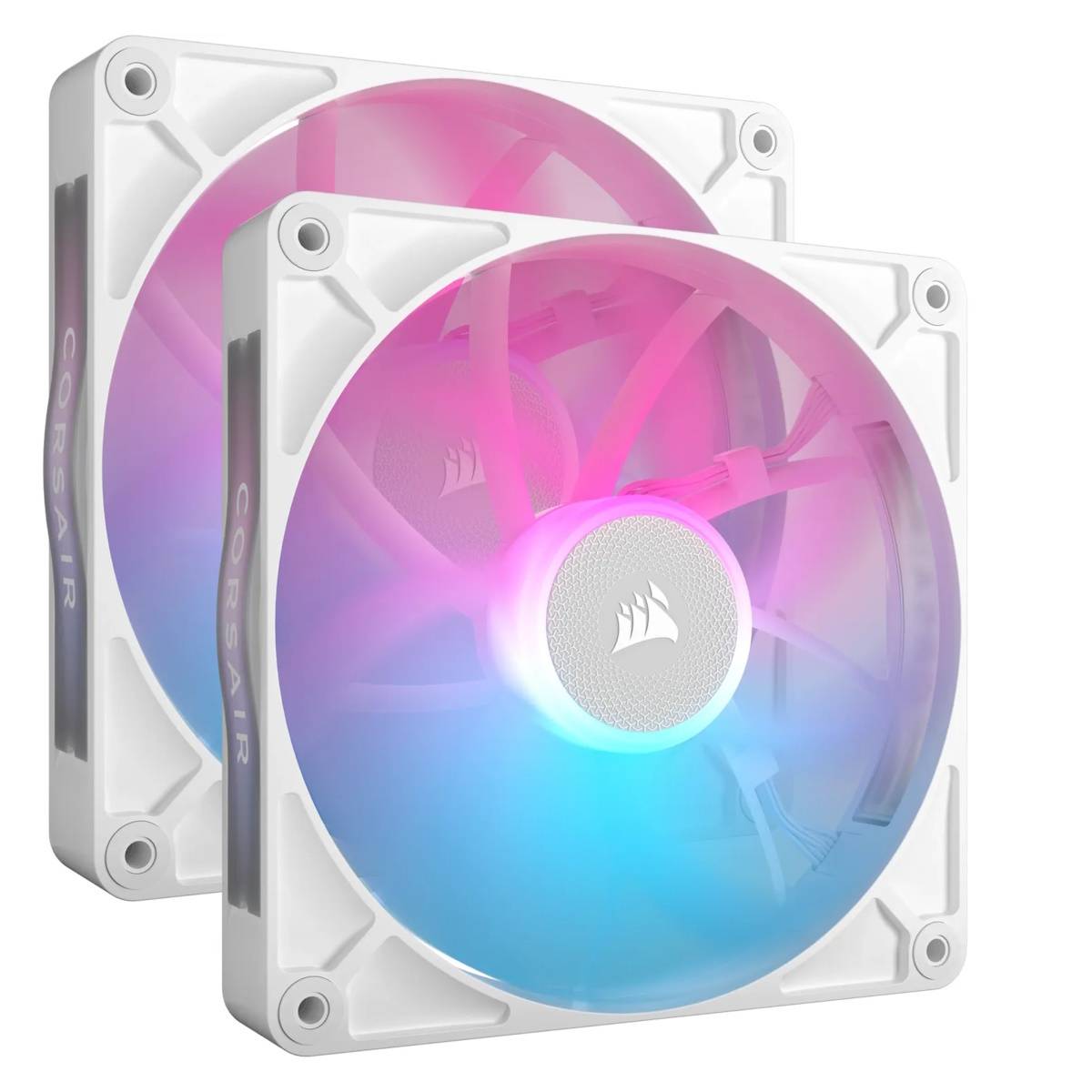 Lüfter 140x140x25 RX140 RGB iCUE Link Weiß Dual