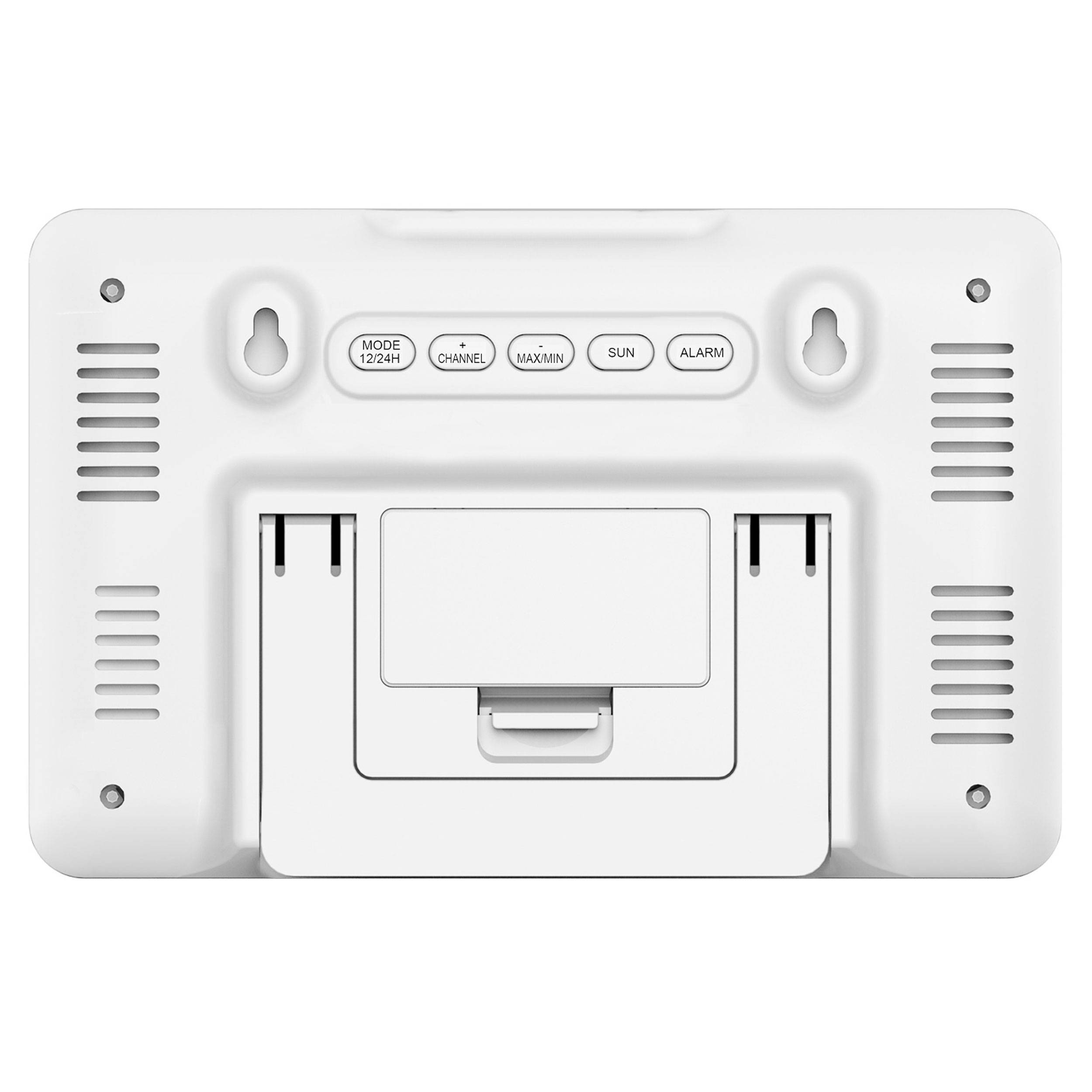 LCD Funk-Wetterstation mit Außensenor Wecker Funkuhr Kalender Vorhersage Hygro - 4-MV5792-2