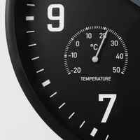 Wanduhr Thermometer Hygrometer 250 mm Küchenuhr Wohnzimmer Luftfeuchtigkeit Temperaturanzeige Analog Bürouhr Moderne Wanduhr Wanduhr Thermometer Hygrometer 250 mm Küchenuhr Wohnzimmer Luftfeuchtigkeit Temperaturanzeige Analog Bürouhr Moderne Wanduhr
