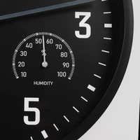 Wanduhr Thermometer Hygrometer 250 mm Küchenuhr Wohnzimmer Luftfeuchtigkeit Temperaturanzeige Analog Bürouhr Moderne Wanduhr Wanduhr Thermometer Hygrometer 250 mm Küchenuhr Wohnzimmer Luftfeuchtigkeit Temperaturanzeige Analog Bürouhr Moderne Wanduhr