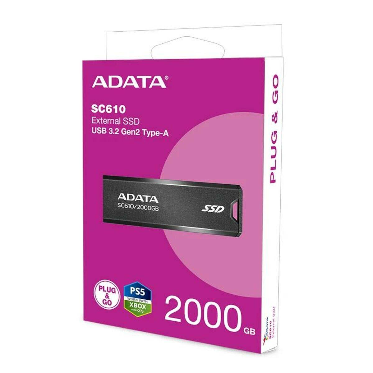 ADATA SC610 - USB-Flash-Laufwerk - 2 TB - USB 3.2 Gen 2