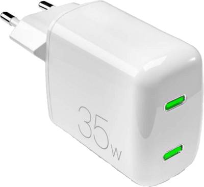 Puro MiniPro 35W GaN 2xUSB-C Netzladegerät - Weiß