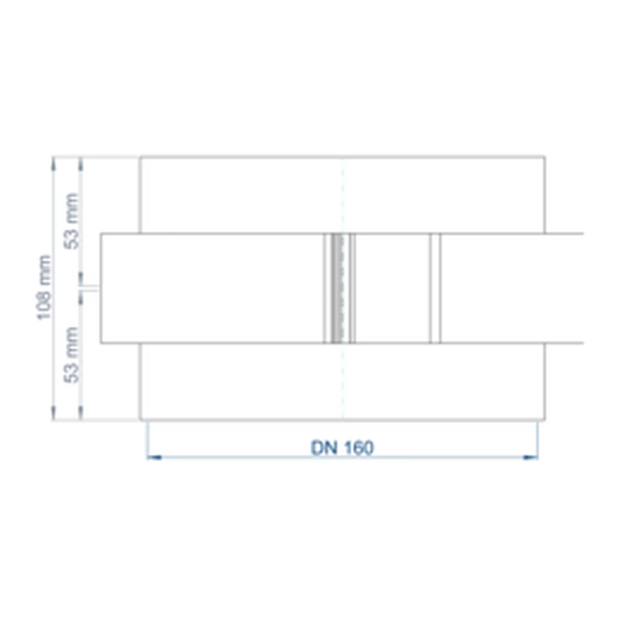 POLOPLAST ISO-Muffe POLO-KWL DN 160, 1 Stk.