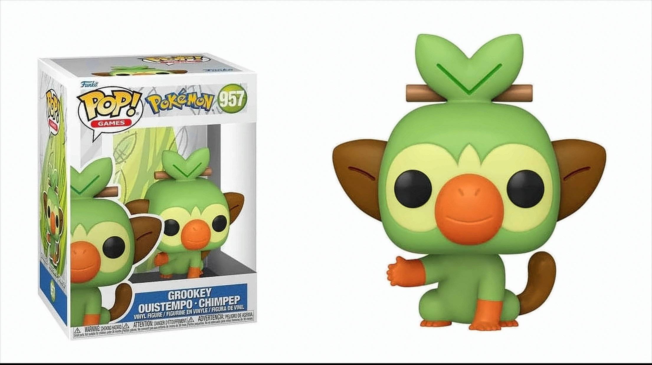 GW677e POP - Pokemon - Grookey/Ouistempo/Chimpep Neu & OVP