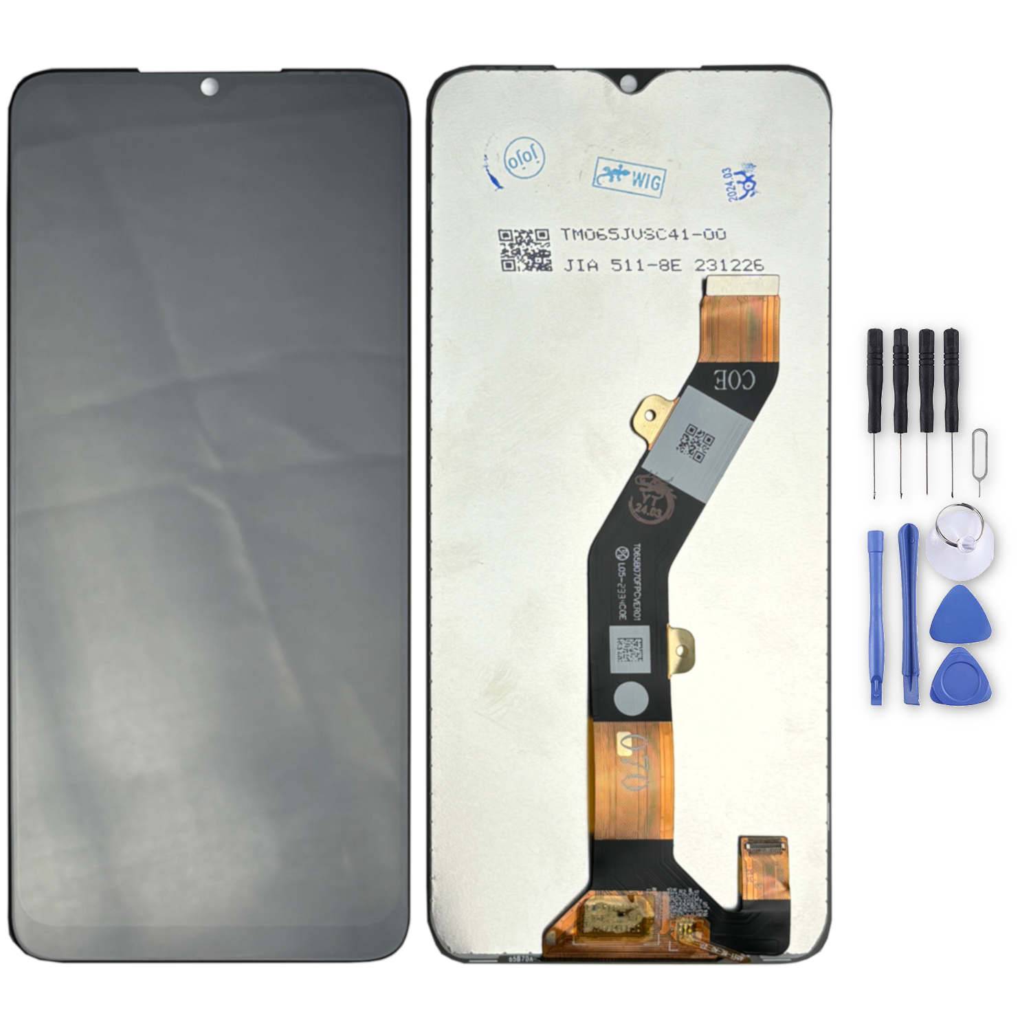 Für ZTE Blade A54 Display Full LCD ohne Rahmen Einheit Touch Ersatzteil Reparatur Schwarz
