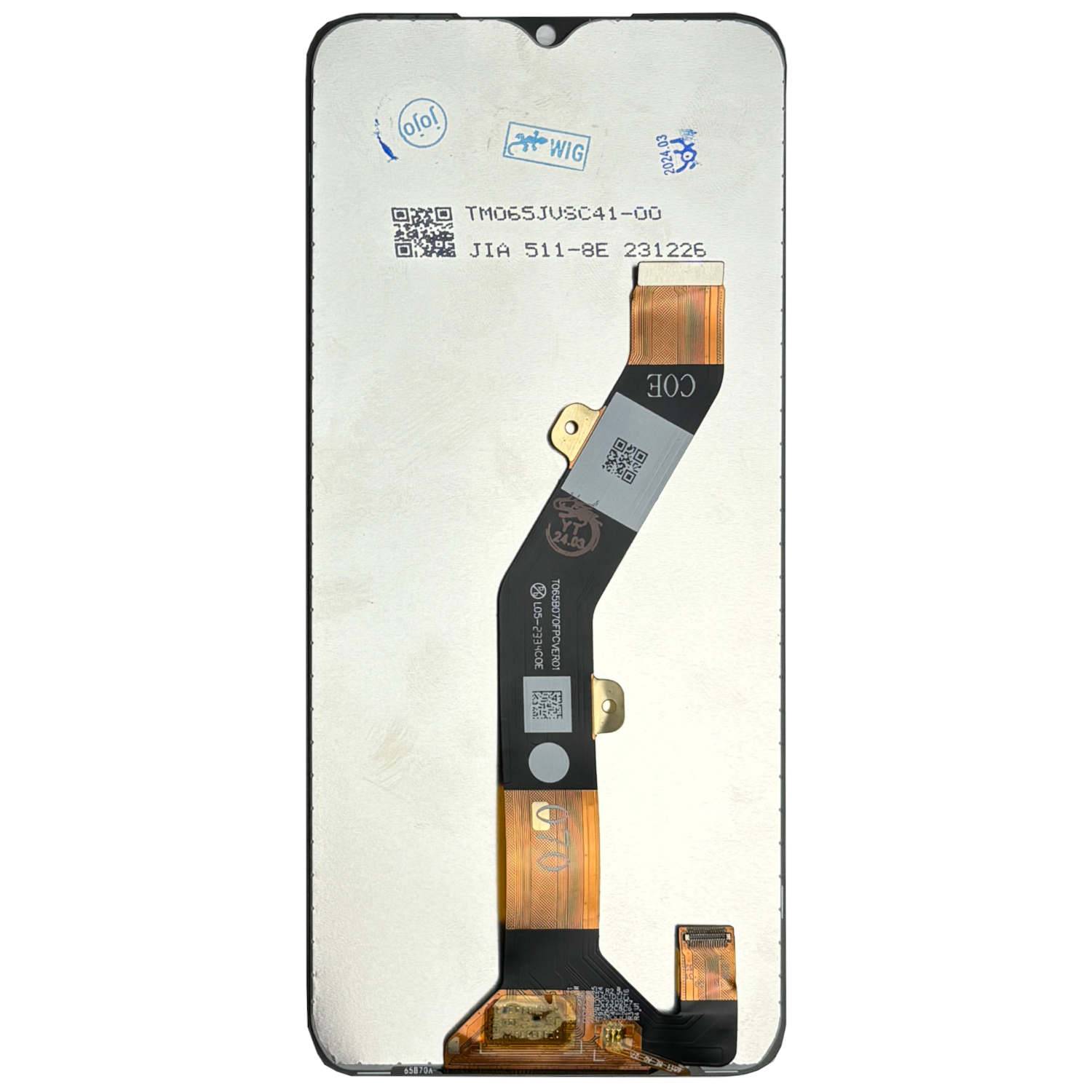 Für ZTE Blade A54 Display Full LCD ohne Rahmen Einheit Touch Ersatzteil Reparatur Schwarz