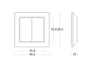 Steinel Funktaster Aufputz 084660