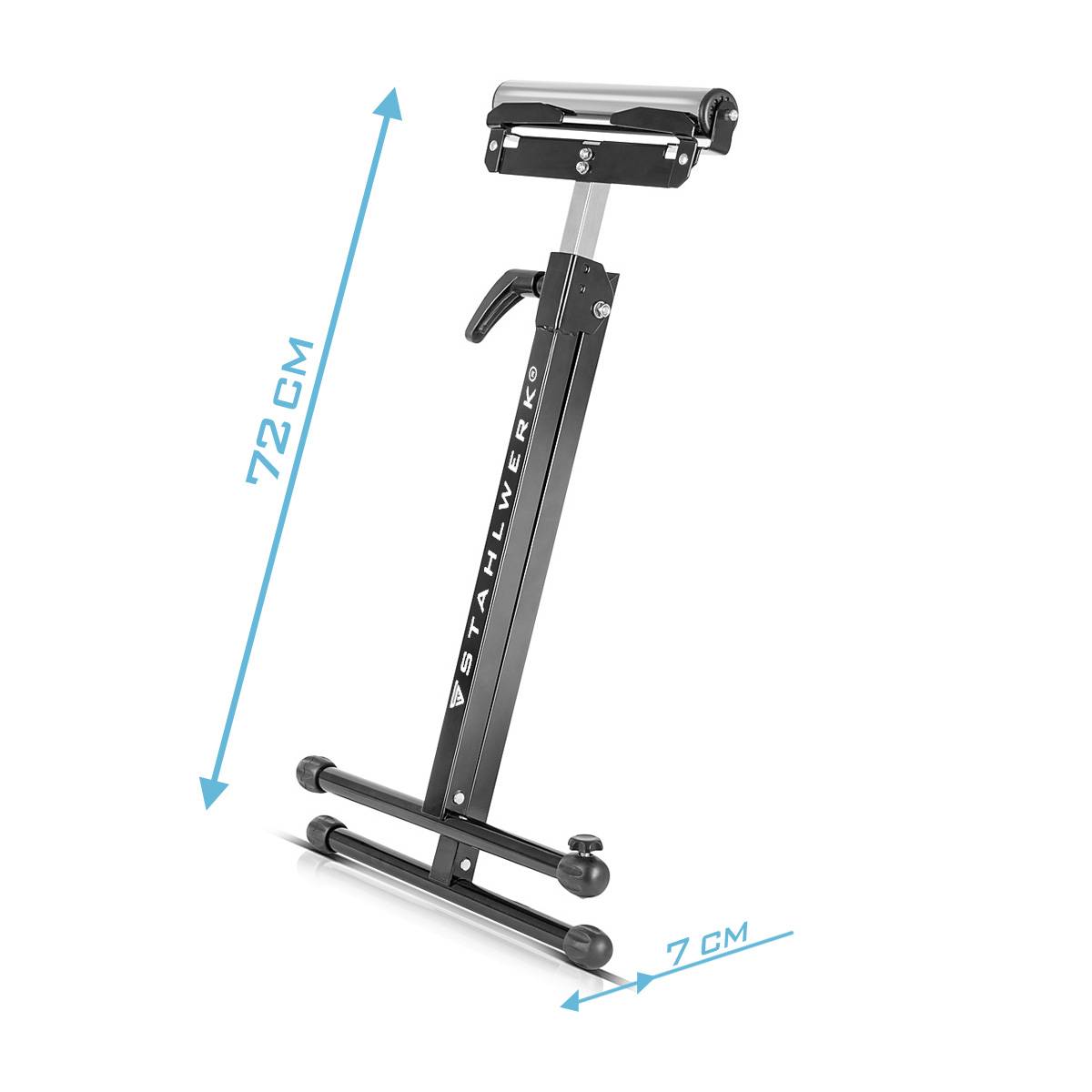 STAHLWERK Rollenbock 2er Set 60 kg höhenverstellbar 720 - 1100 mm Arbeitsbock