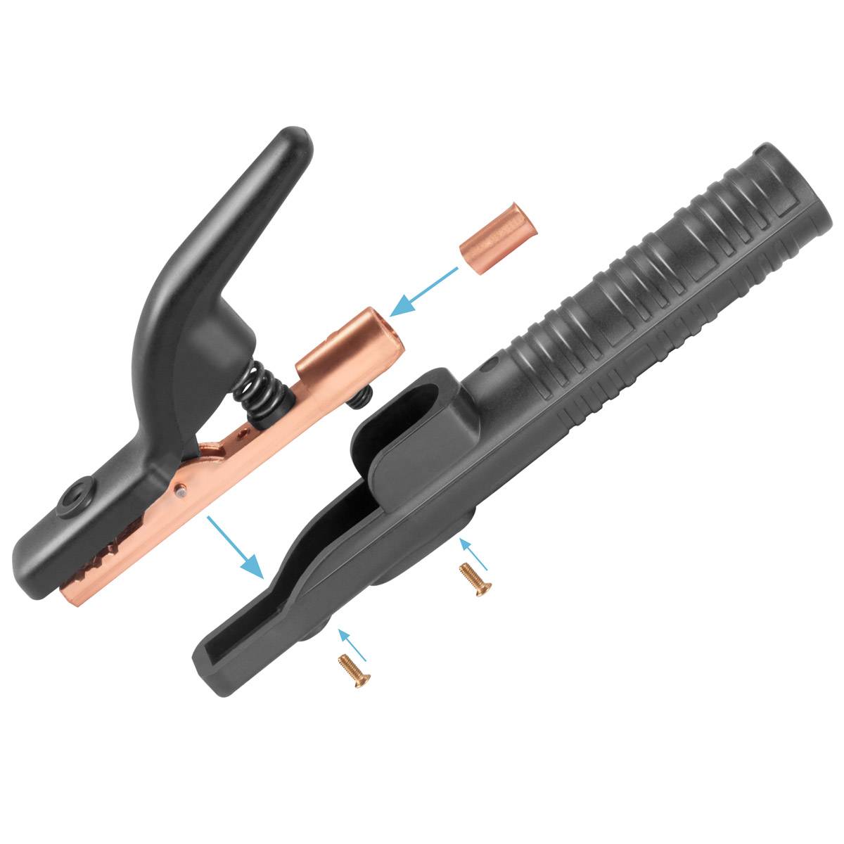 STAHLWERK 2 x Elektrodenhalter 300 A Elektrodenklemme Elektrodenzange