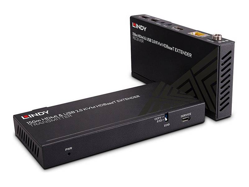 Lindy Sender und Empfänger - KVM / Audio / USB / Infrarot / Netzwerk-Extender