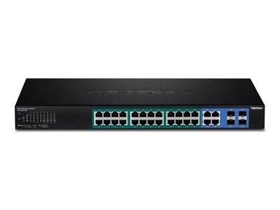 TRENDnet Switch 28 Port Gbit Managed PoE+ 185W 19 Multimedia-Technik Switche