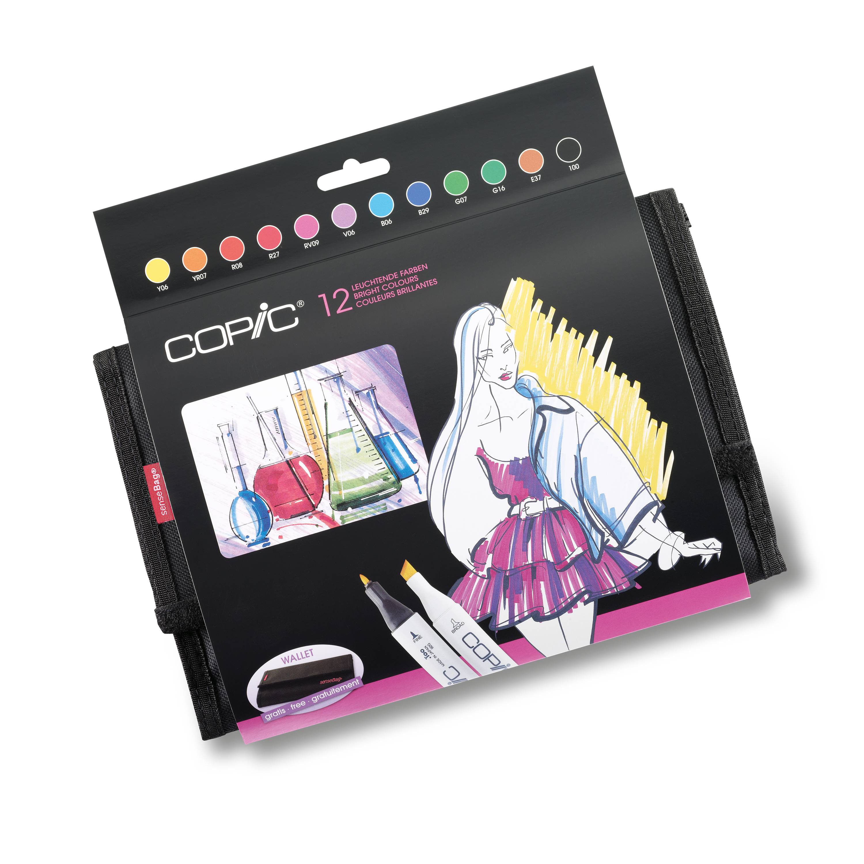 COPIC Wallet, ideal zum Aufbewahren und Transportieren von COPIC Markern