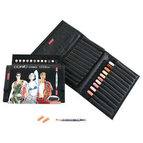 Copic Ciao 12er Set Hautfarben im Wallet