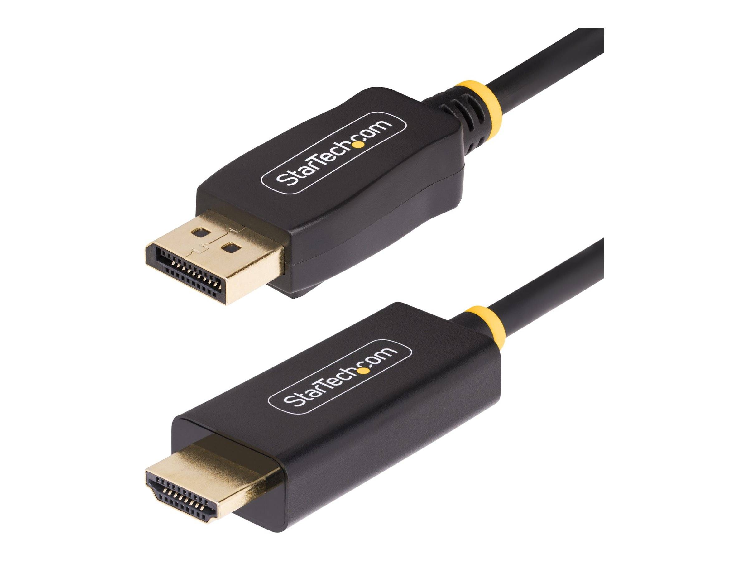StarTech.com 9.8ft (3m) DisplayPort to HDMI Adapter Cable, 4K 60Hz with HDR, DP to HDMI 2.0b, Active Video Converter, Di