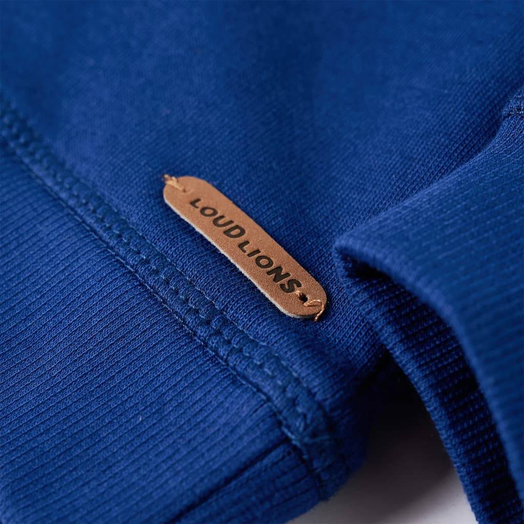 Kinder-Kapuzenpullover Dunkelblau 104